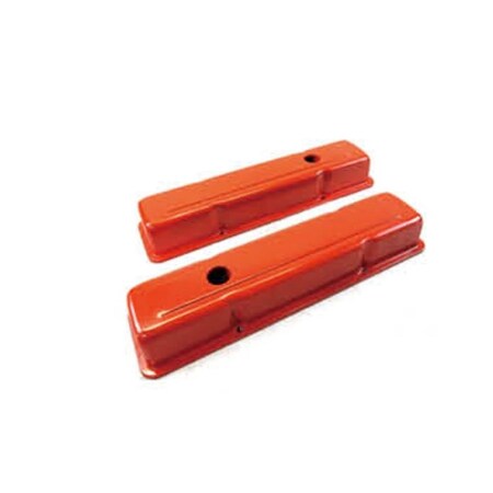 Bous Performance Steel Tall Baffled Valve Covers for 1958-1986 SBC 283-350, Black E41504BK